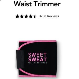 Sweet Sweat Waist Trimmer in Pink and Black